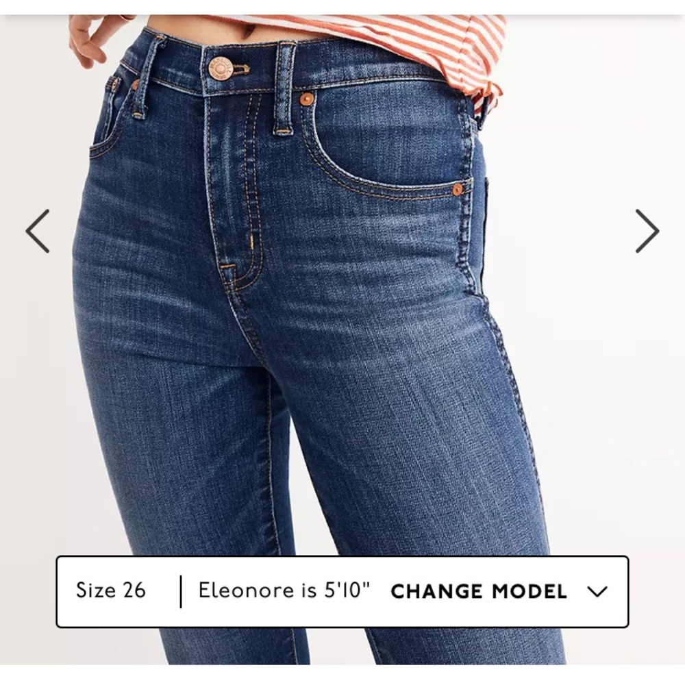 Madewell 10 inch high waist skinny Jean, good used condition